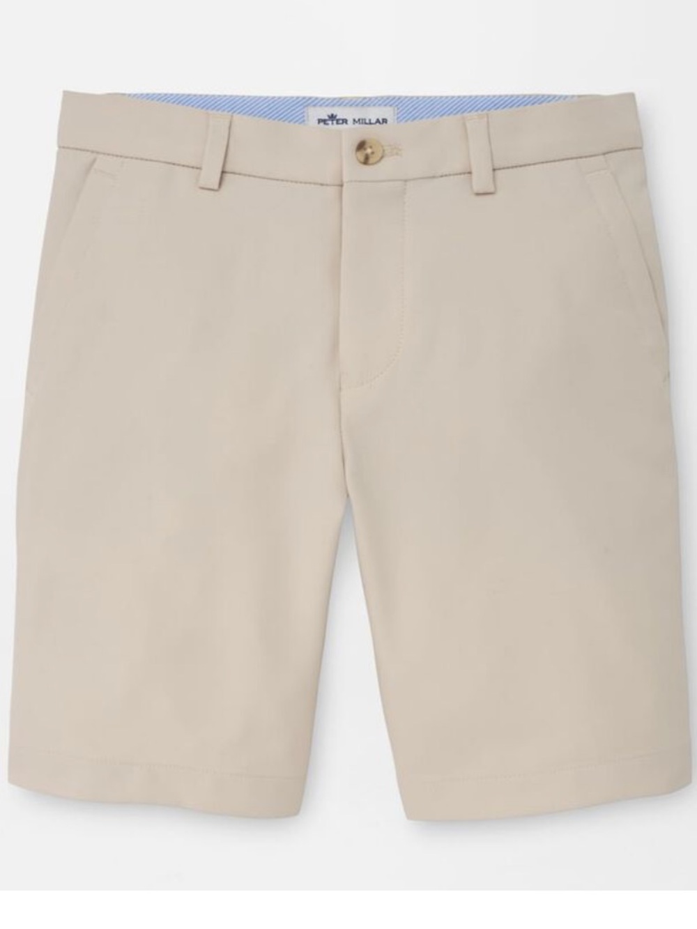 Peter Millar Salem Youth Performance Shorts Boys Large 11-12 in Stone $75
